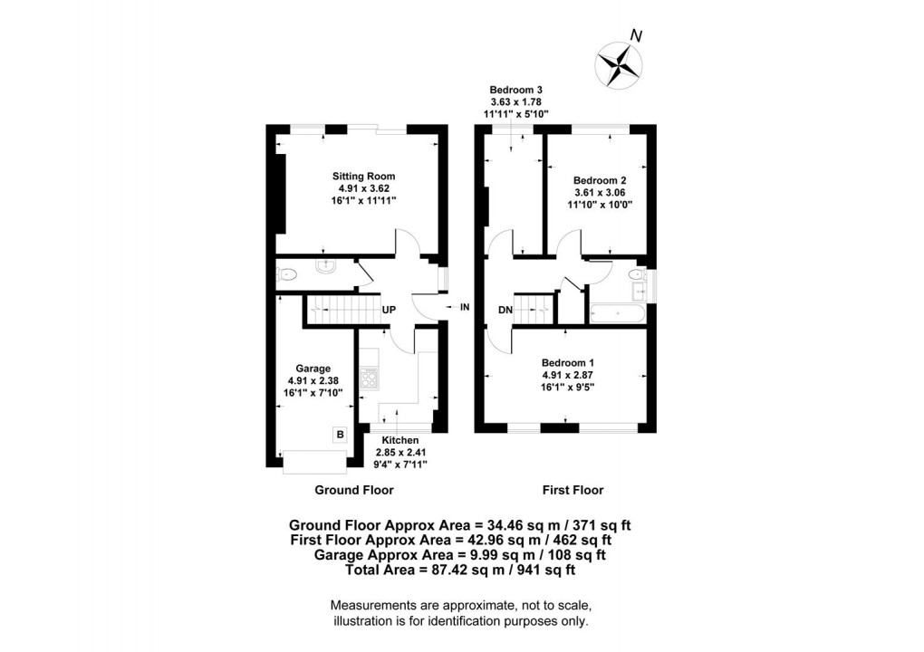 Floorplan for Stowe Drive, Southam