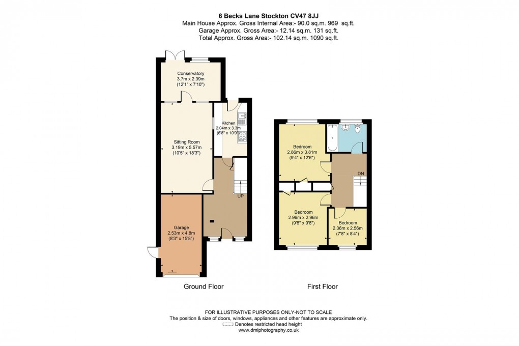 Floorplan for Becks Lane, Stockton