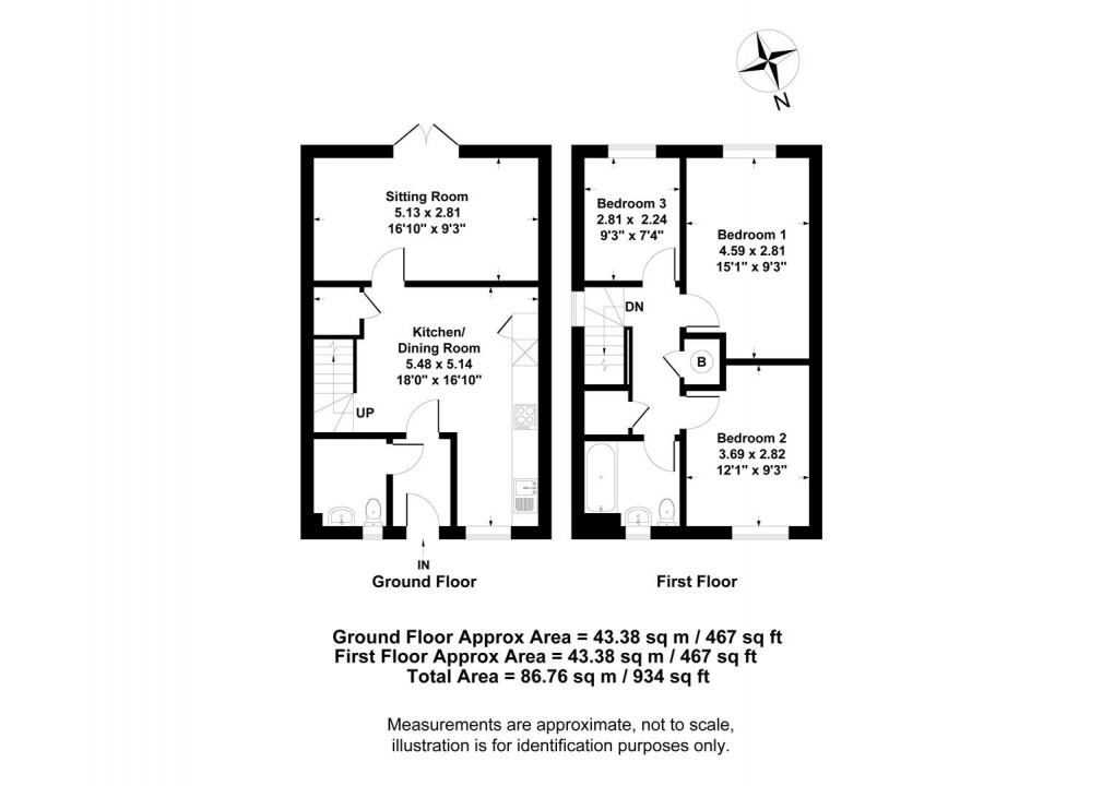 Floorplan for Normandy Fields Way, Kilsby, Rugby