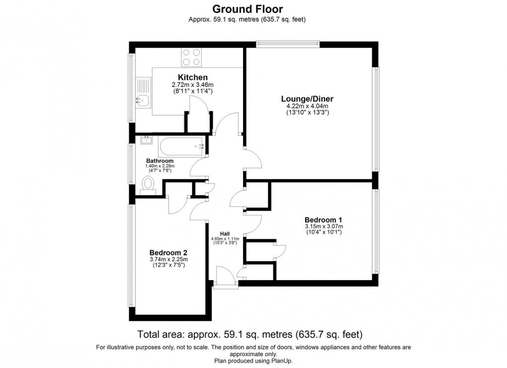 Floorplan for West Street, Warwick