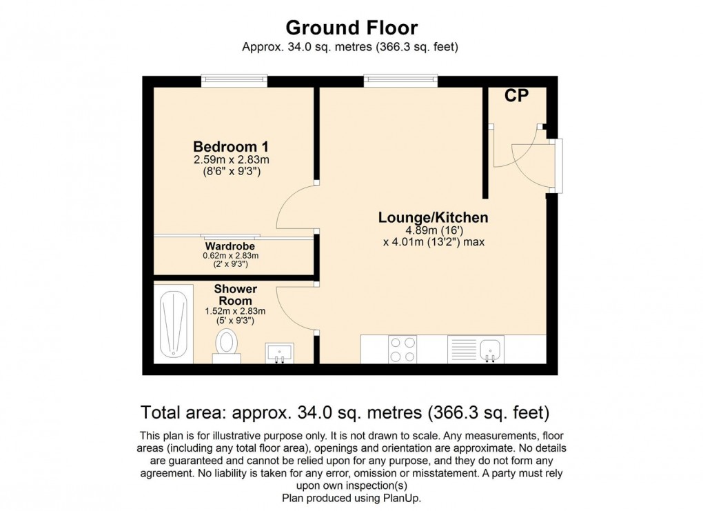 Floorplan for Marston Croft, Southam