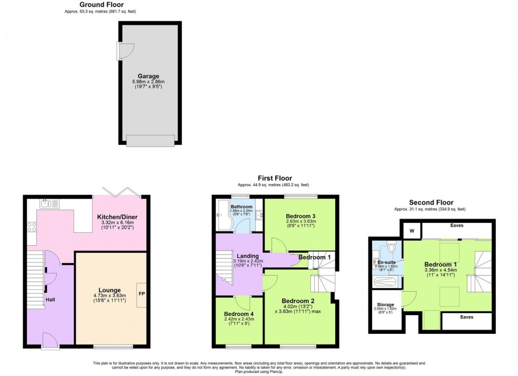 Floorplan for Welsh Road West, Southam