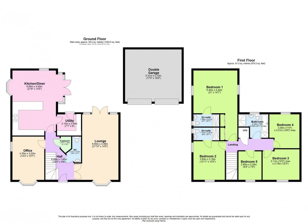 Floorplan for Gorse Corner, Long Itchington