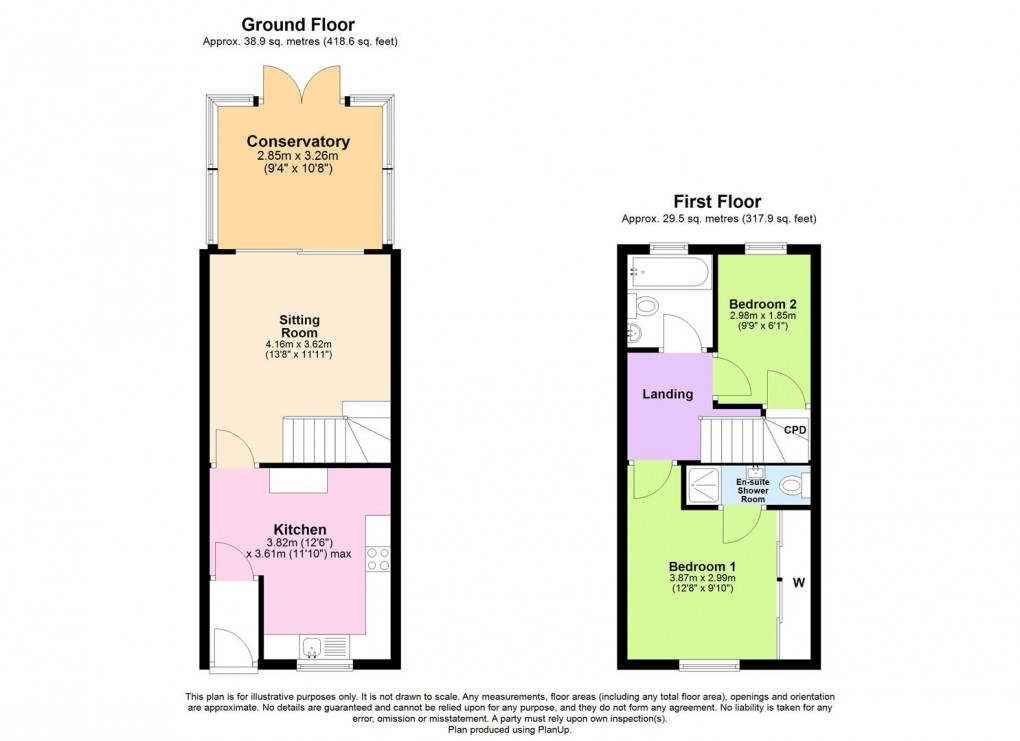 Floorplan for Napton Road, Stockton, Southam
