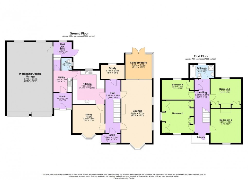 Floorplan for Brickyard Road, Napton, Southam