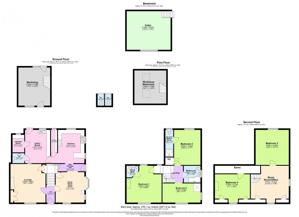 Floorplan for Stonedge, Manor Road, Staverton, West Northamptons