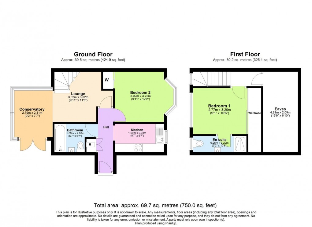 Floorplan for The Spinney, Bishops Itchington