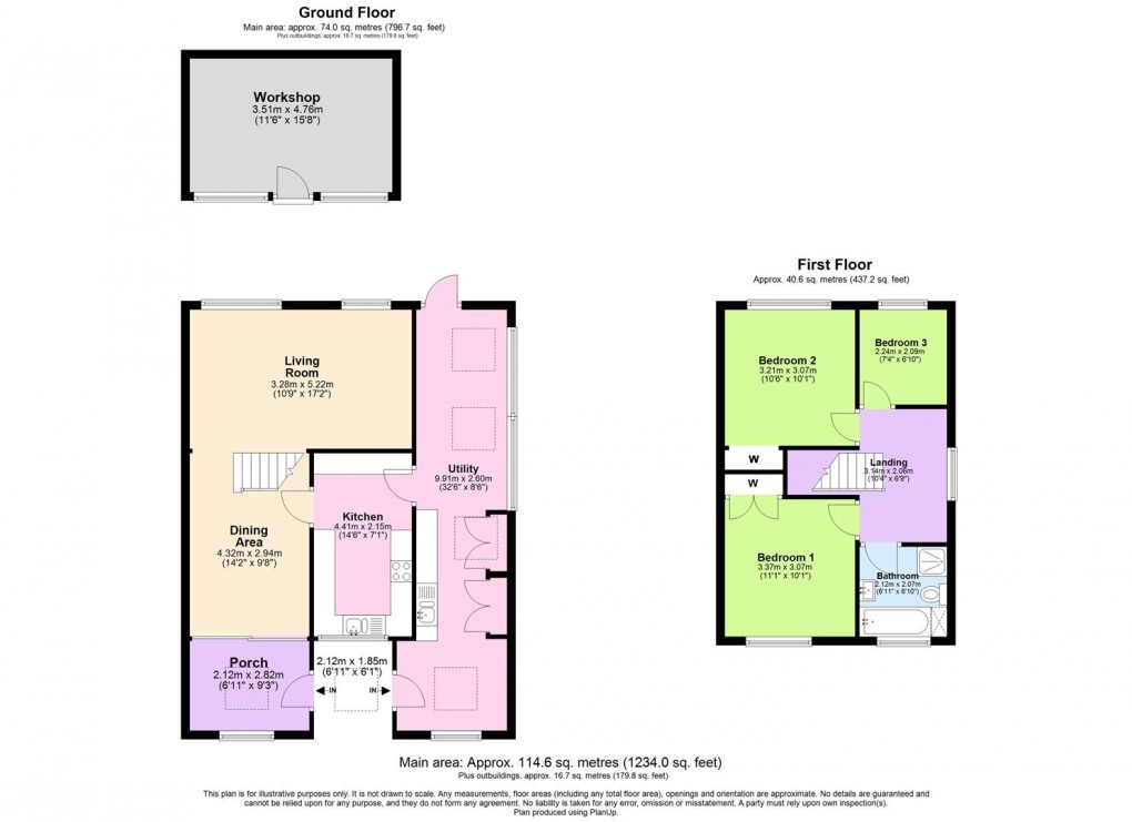 Floorplan for Hillyard Road, Southam