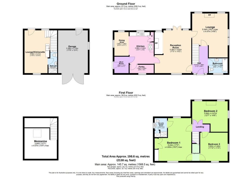 Floorplan for The Square, Long Itchington, Southam