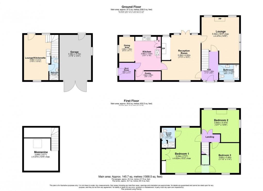 Floorplan for The Square, Long Itchington, Southam