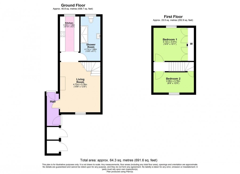 Floorplan for Binswood End, Harbury