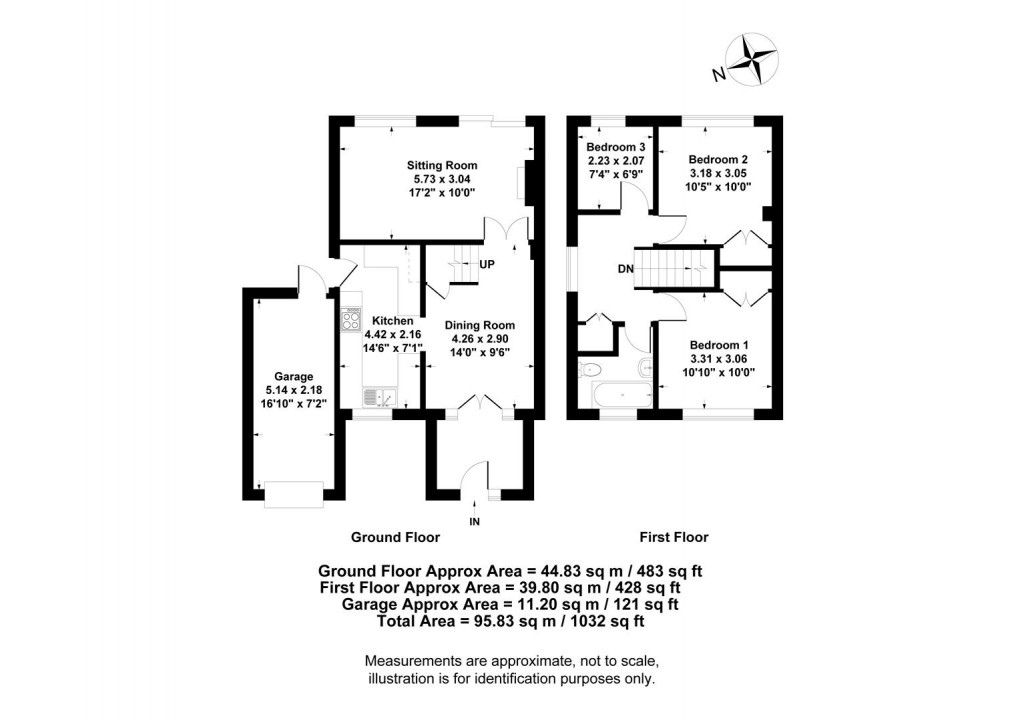 Floorplan for Hillyard Road, Southam