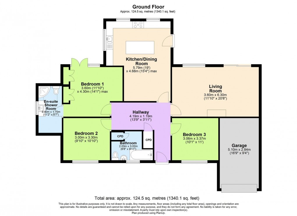Floorplan for Chapel Street, Bishops Itchington, Southam