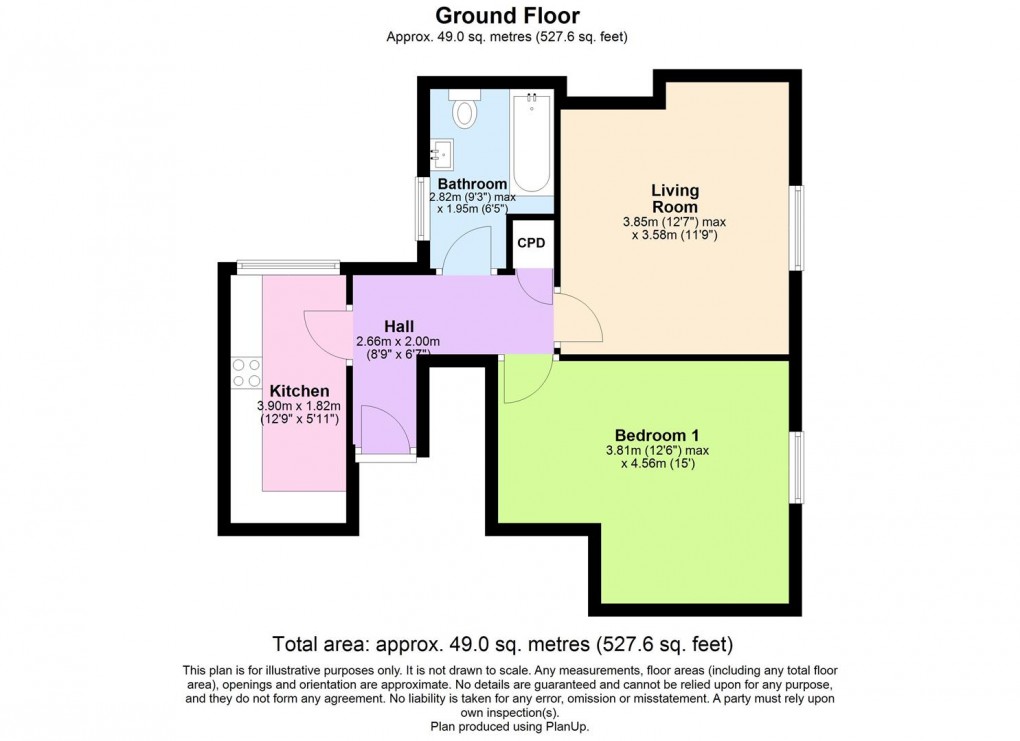 Floorplan for High Street, Southam