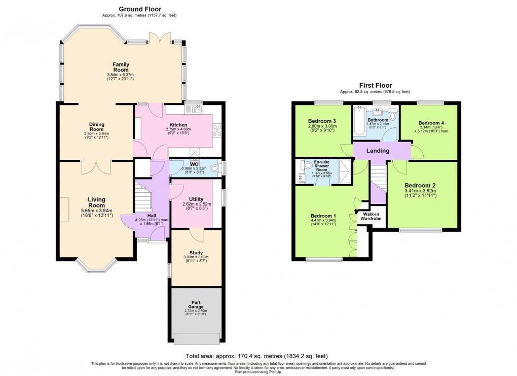 Floorplan for Coopers Walk, Bubbenhall