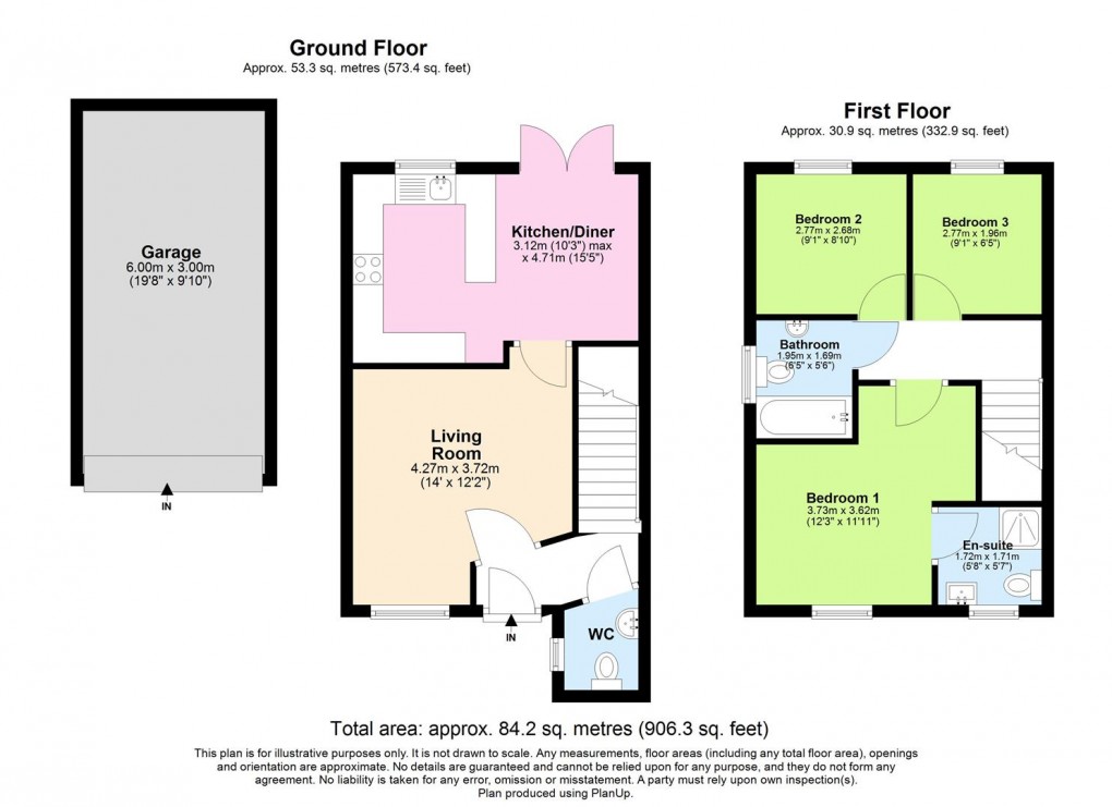 Floorplan for Hartshorne Road, Bishops Itchington, Southam
