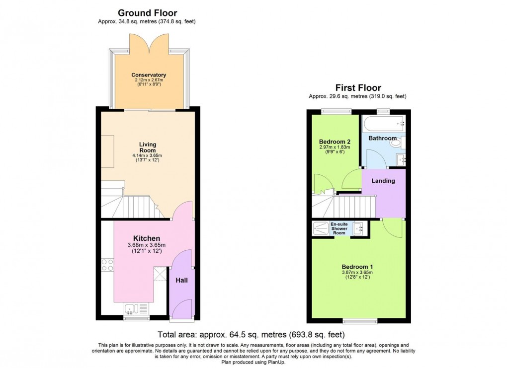 Floorplan for Watergall Close, Southam