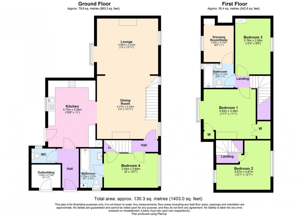 Floorplan for Bell Lane, Byfield, Daventry