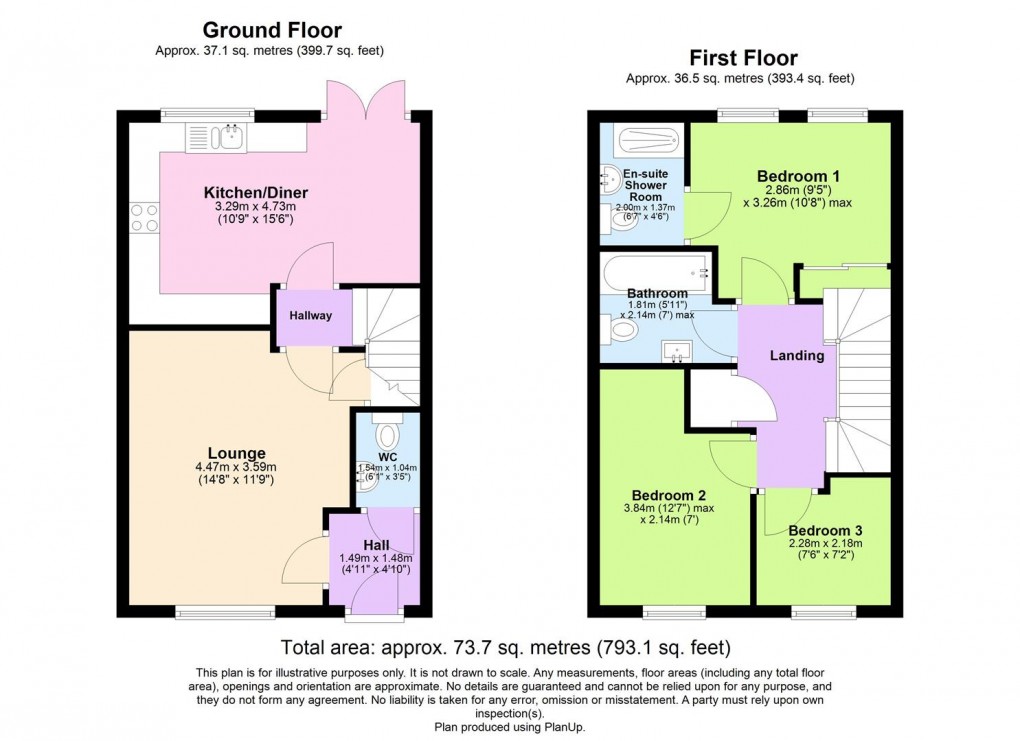 Floorplan for Blue Pool Vale, Bishops Itchington, Southam