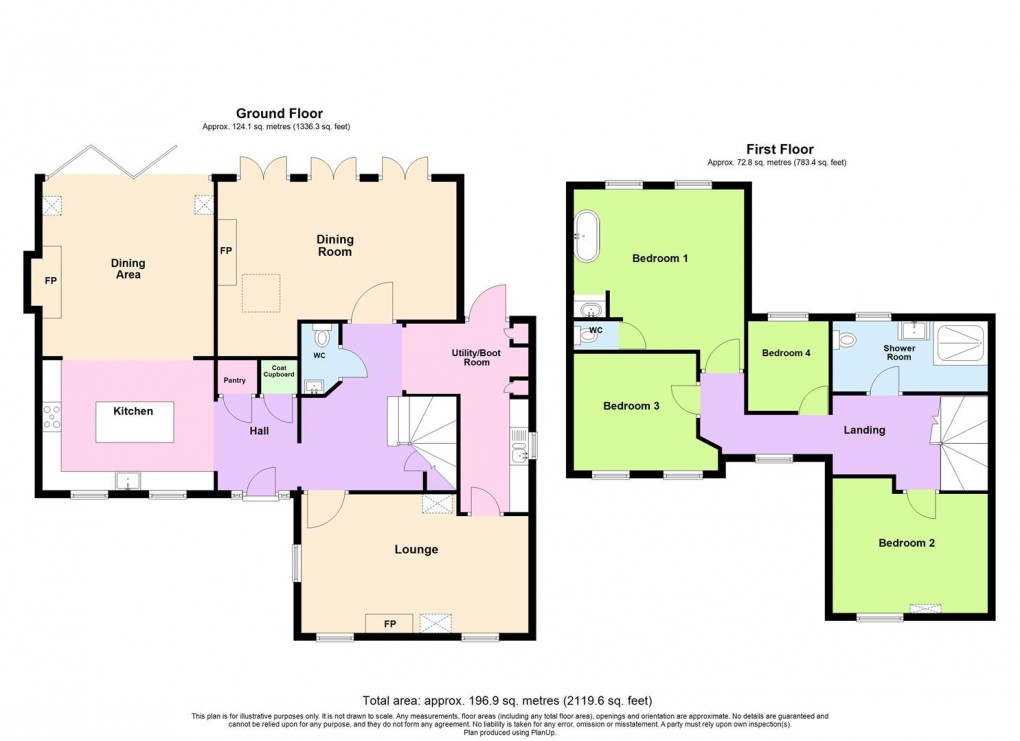 Floorplan for Keys Lane, Priors Marston, Southam