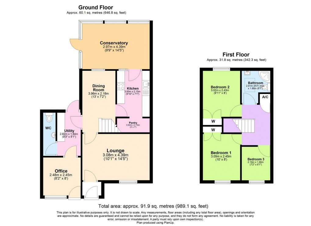 Floorplan for Rupert Kettle Drive, Bishops Itchington, Southam
