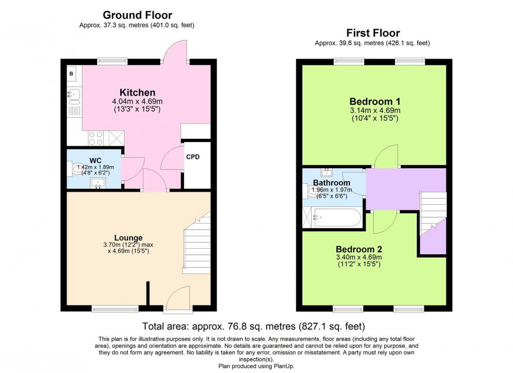 Floorplan for Gauntlet Way, Southam
