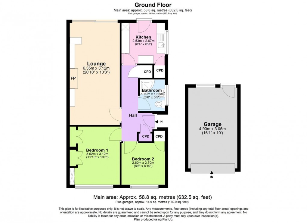 Floorplan for Hillyard Road, Southam