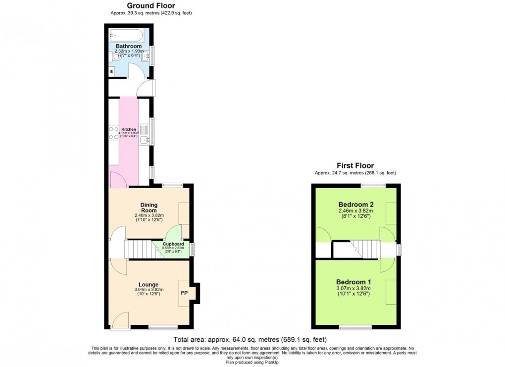 Floorplan for Willow Grove, Long Itchington, Southam