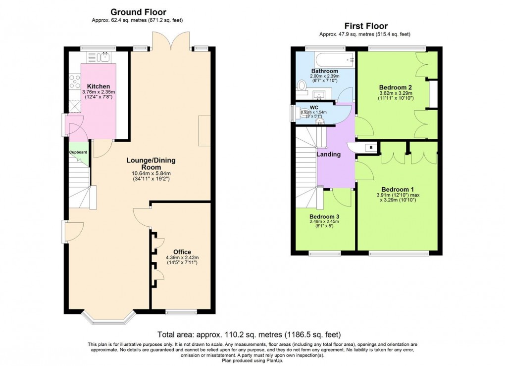 Floorplan for Fetherston Crescent, Ryton-on-dunsmore