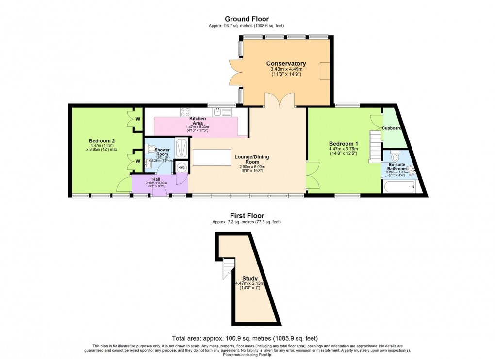 Floorplan for Bishops Itchington, Southam