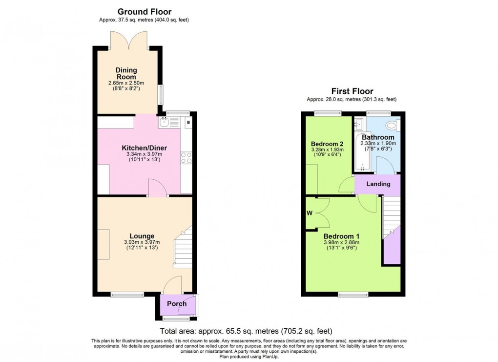 Floorplan for Poplar Road, Bishops Itchington