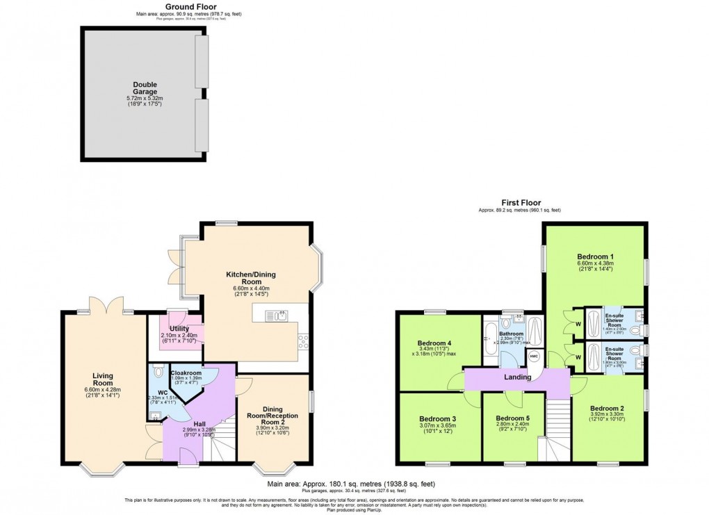 Floorplan for Spinney Fields, Long Itchington, Southam