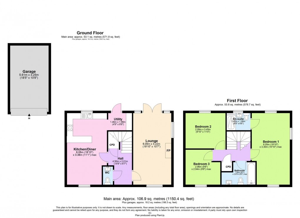 Floorplan for Firefly Road, Southam