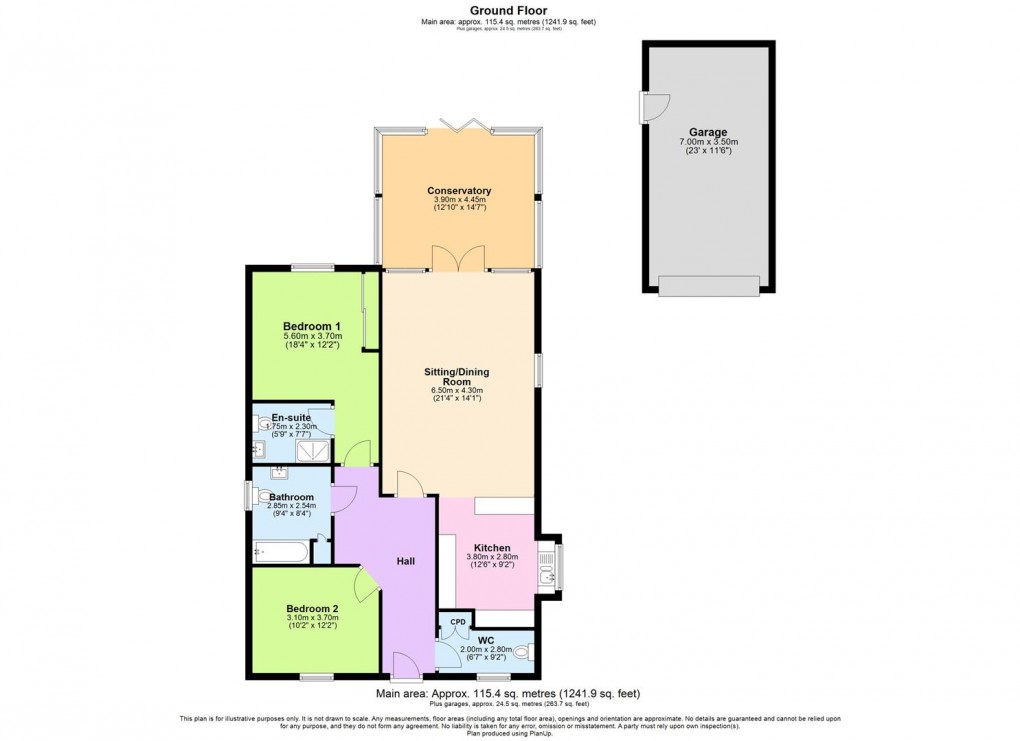 Floorplan for Shuckburgh Road, Priors Marston, Southam