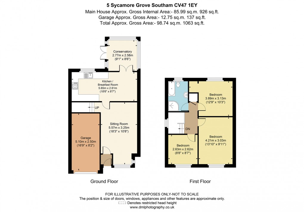 Floorplan for Sycamore Grove, Southam