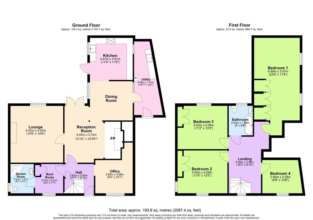 Floorplan for Daventry Road, Southam