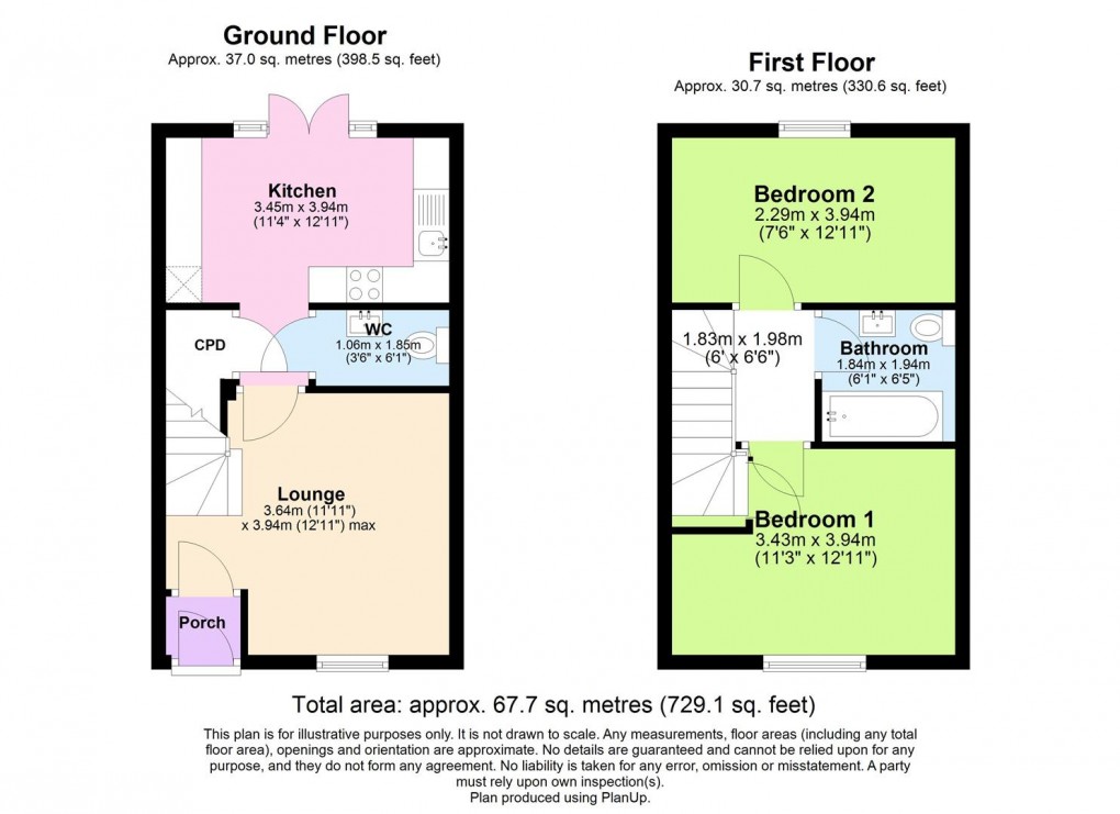 Floorplan for Brewin Road, Upper Lighthorne, Leamington Spa