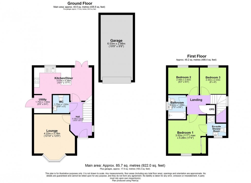 Floorplan for Hartshorne Road, Bishops Itchington, Southam