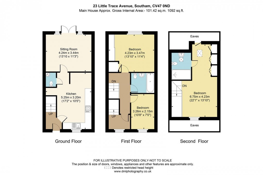 Floorplan for Little Trace Avenue, Southam