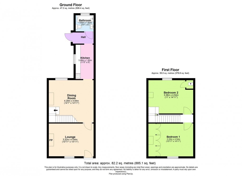 Floorplan for Oxford Street, Southam