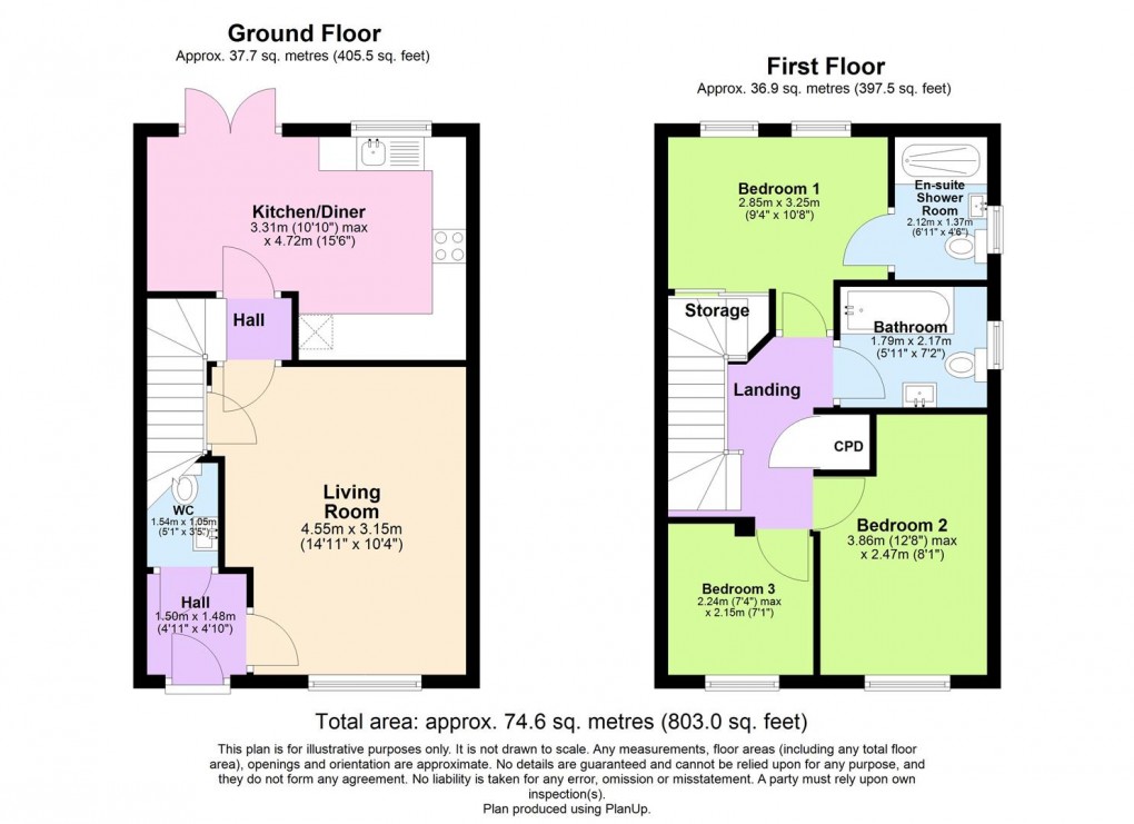 Floorplan for The Sidings, Bishops Itchington, Southam