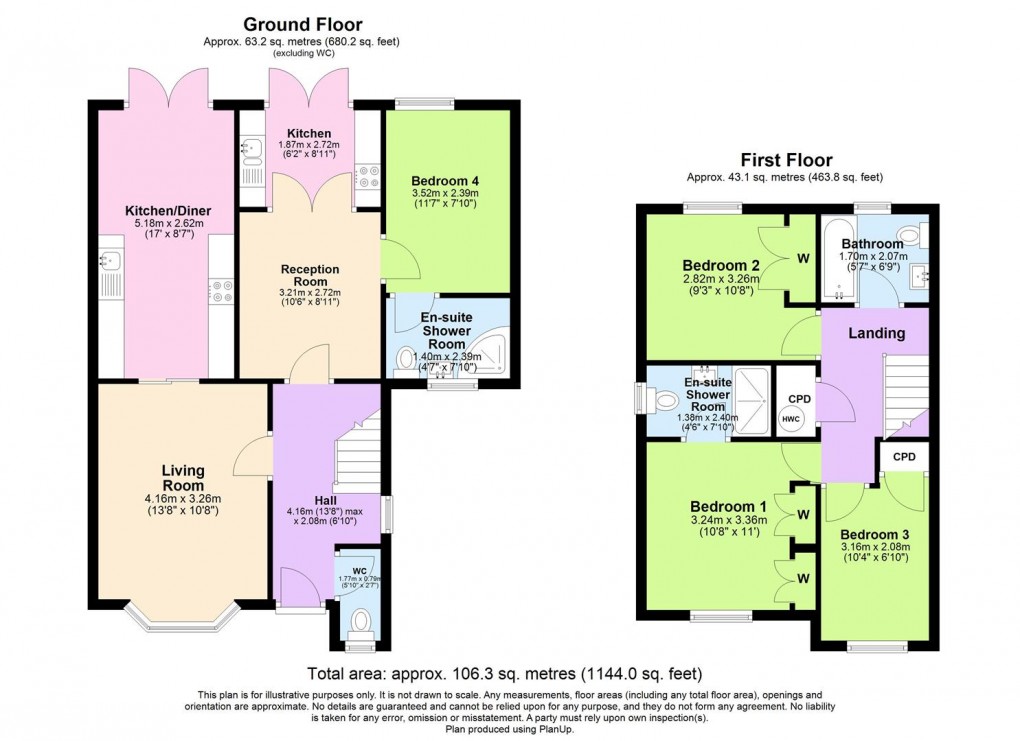 Floorplan for Shepherds Hill, Southam