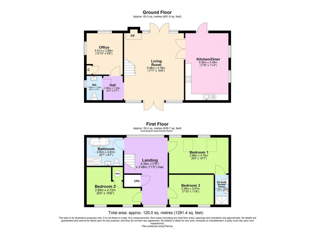 Floorplan for Marston Croft, Southam