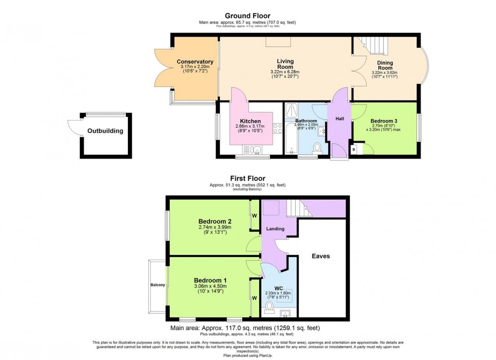 Floorplan for Holywell Road, Southam