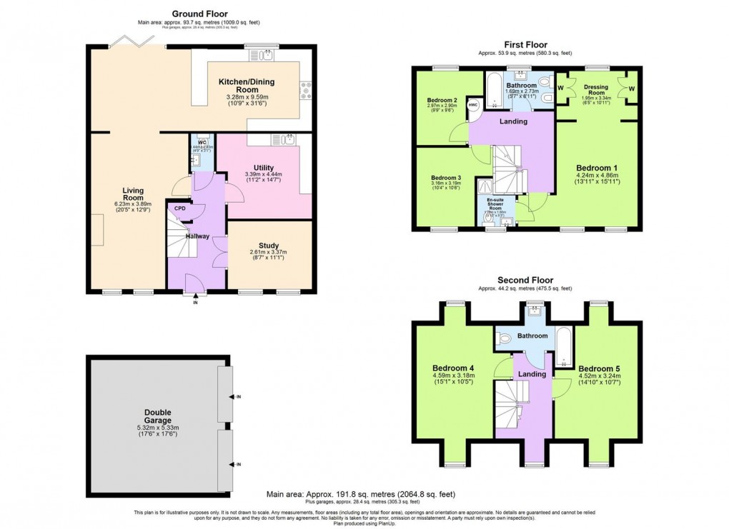 Floorplan for Parrish Close, Bishops Itchington, Southam