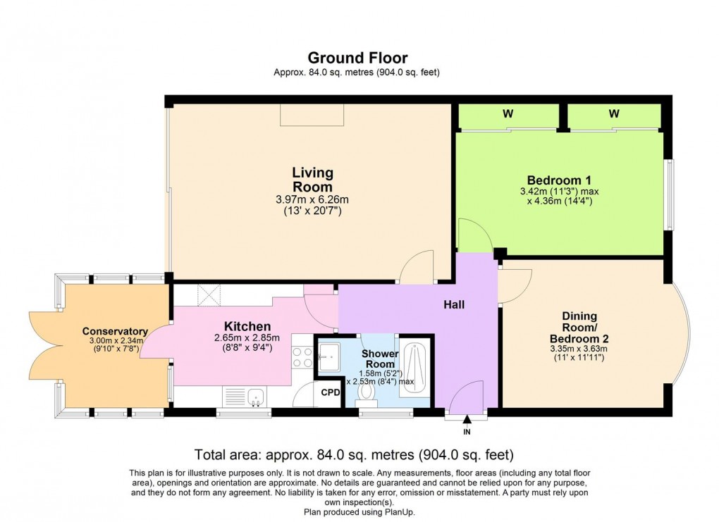 Floorplan for Linley Road, Southam