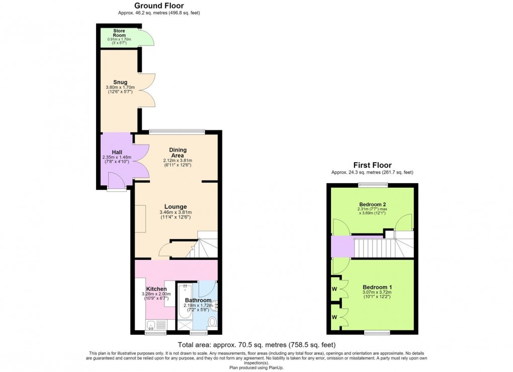 Floorplan for Binswood End, Harbury