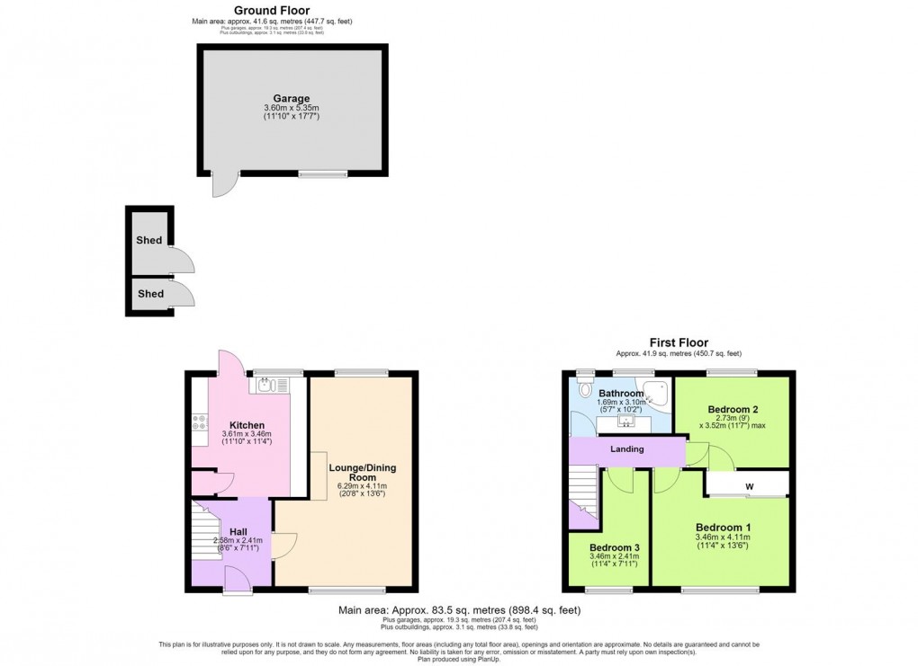 Floorplan for Meldrum Court, Temple Herdewyke, Southam