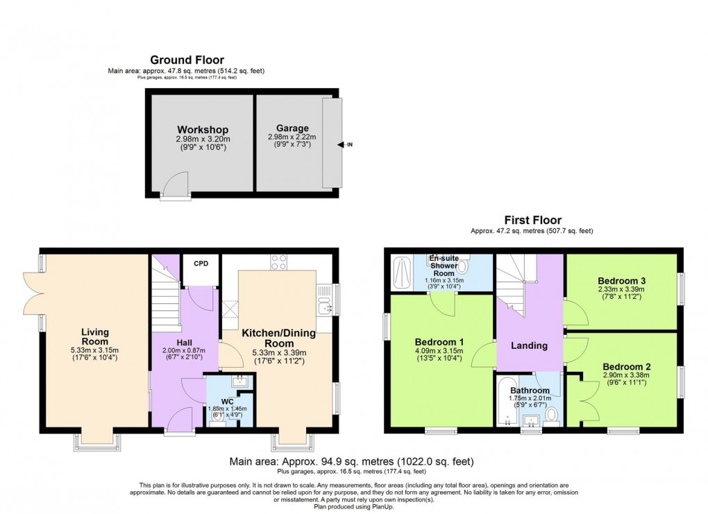 Floorplan for Swordfish Avenue, Southam, Warwickshire, CV47