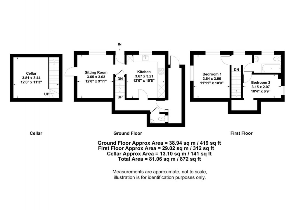 Floorplan for Coventry Street, Southam